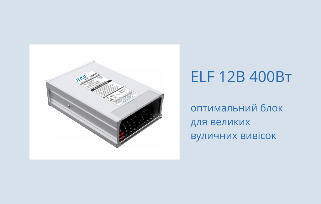 блоки живлення для світлодіодів 12в_400вт
