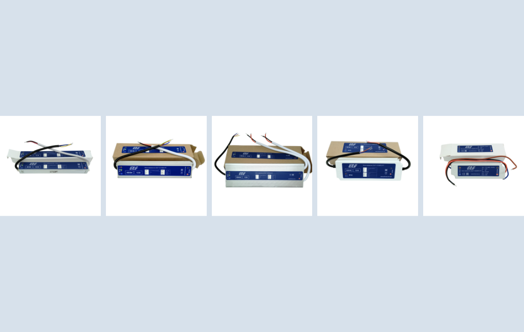 нові герметичні блоки живлення для світлодіодів 12В